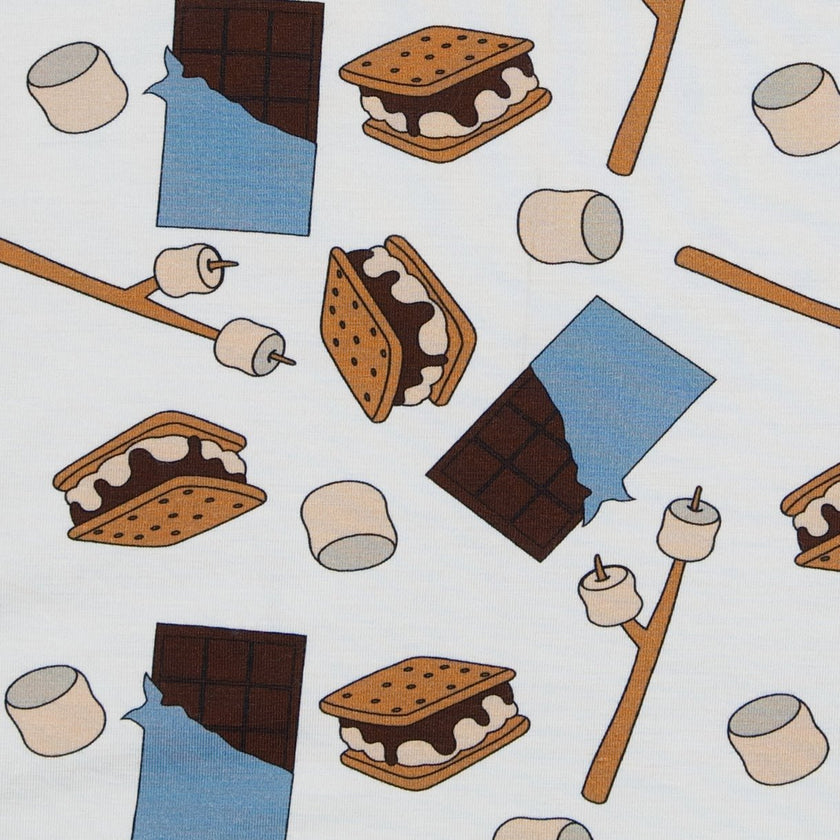 Convertible Footed Romper in S'mores