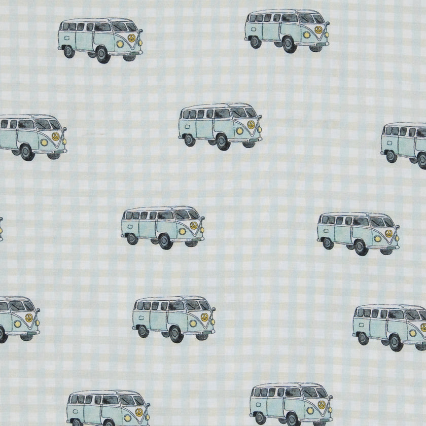 Convertible Footed Romper in Road Trip