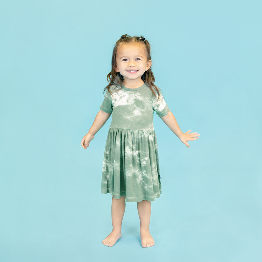Twirl Dress in Pine