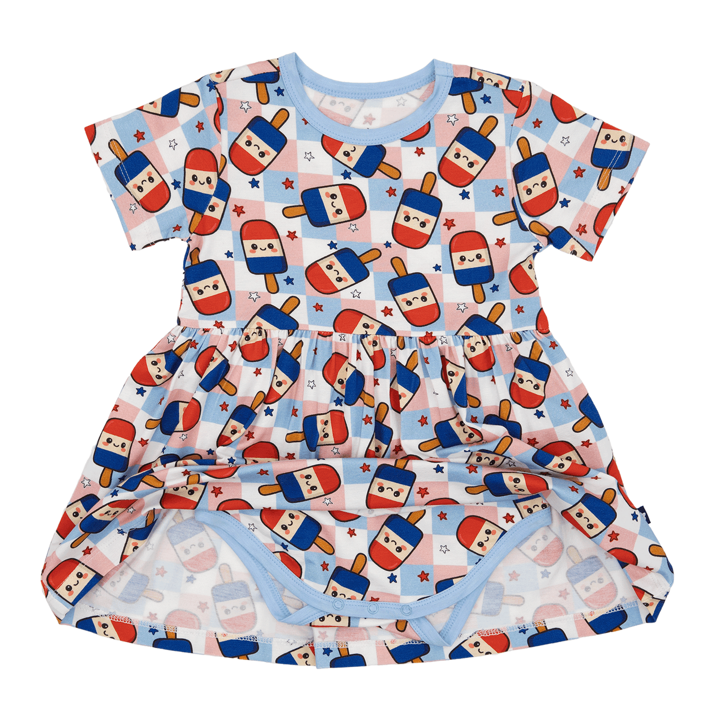 Twirl Dress in Patriot Pops