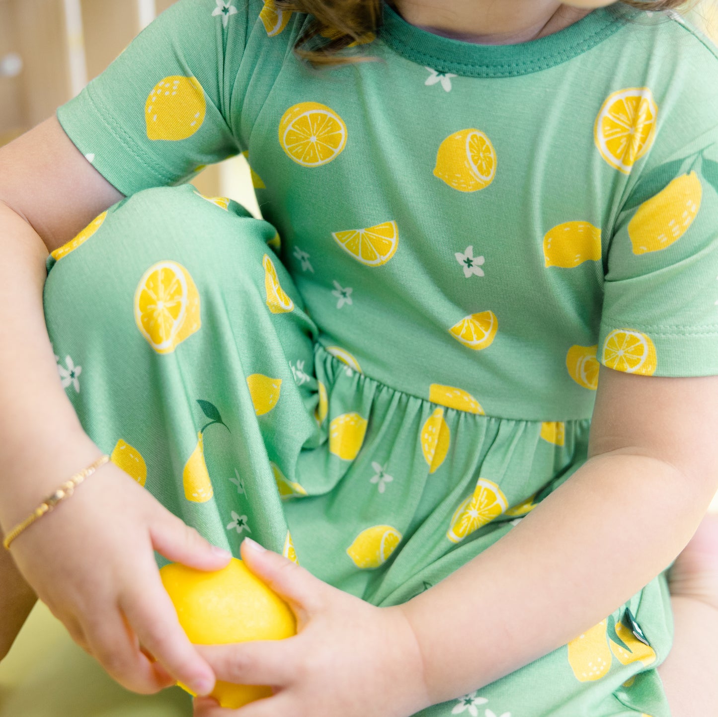 Twirl Dress in Citrus Summer