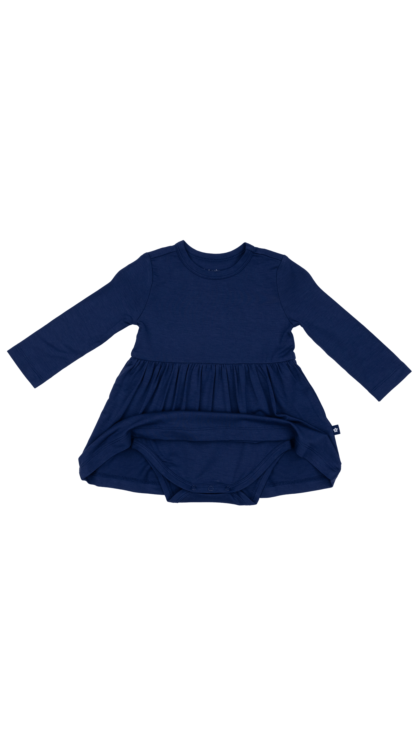 Long Sleeve Twirl Dress in Larkspur