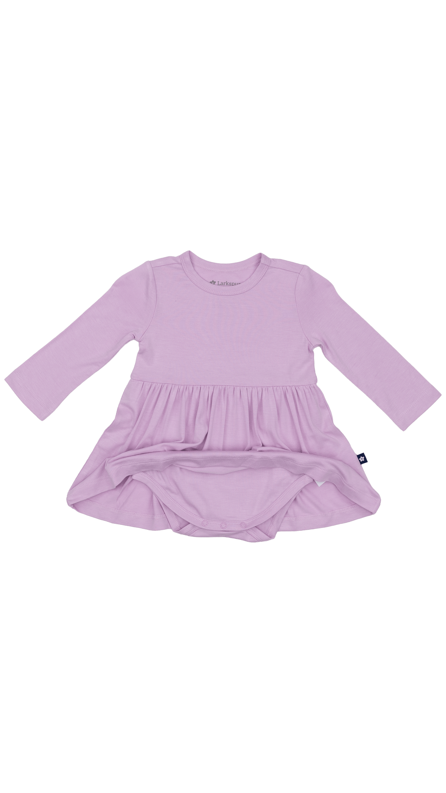 Long Sleeve Twirl Dress in Orchid