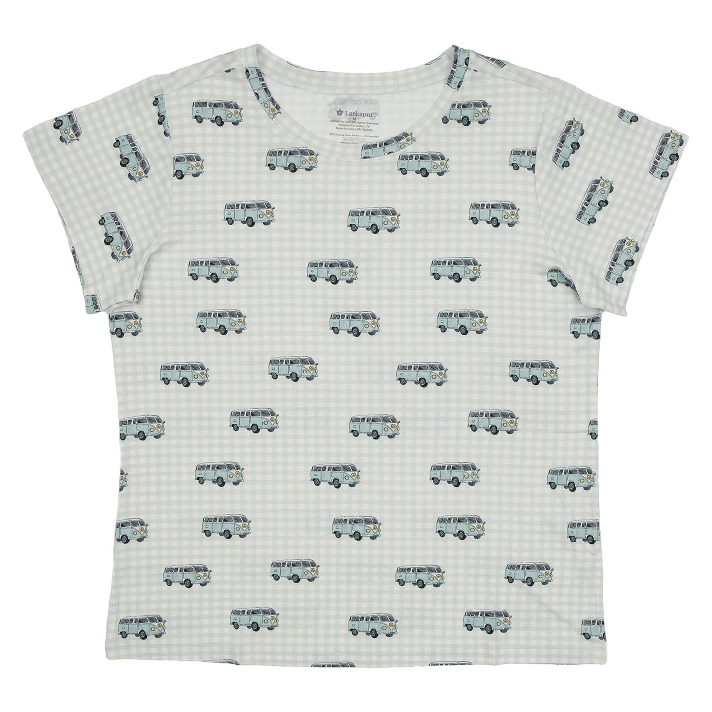 Women's Short Sleeve Lounge Tee in Road Trip