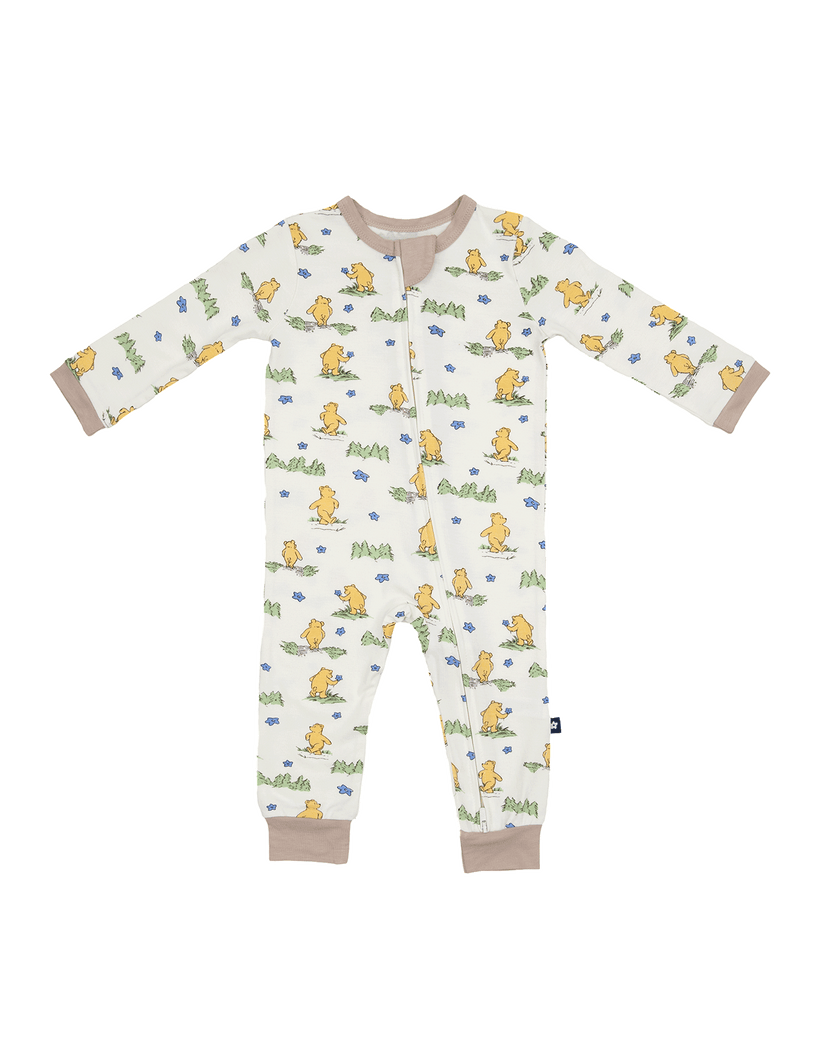 Zip Romper in Woodland Journey