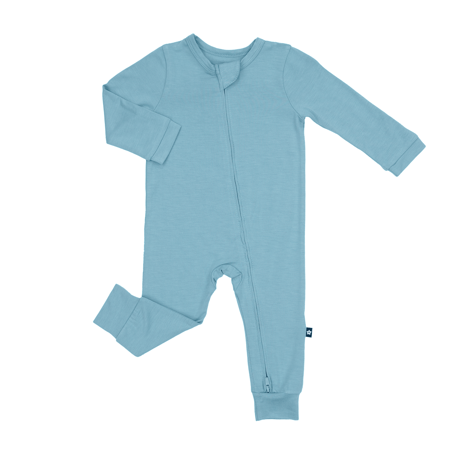 Zip Romper in Sky