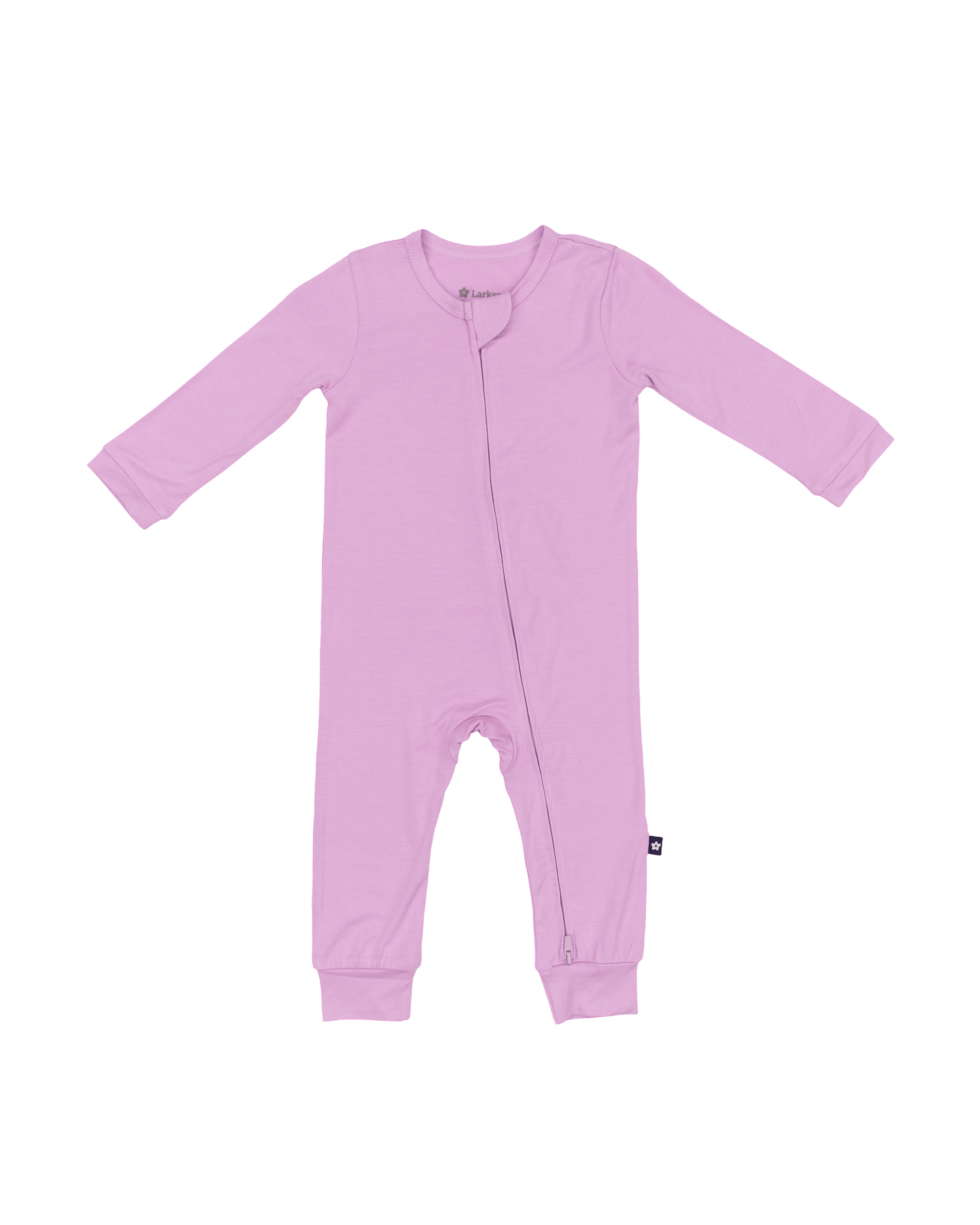 Zip Romper in Violet