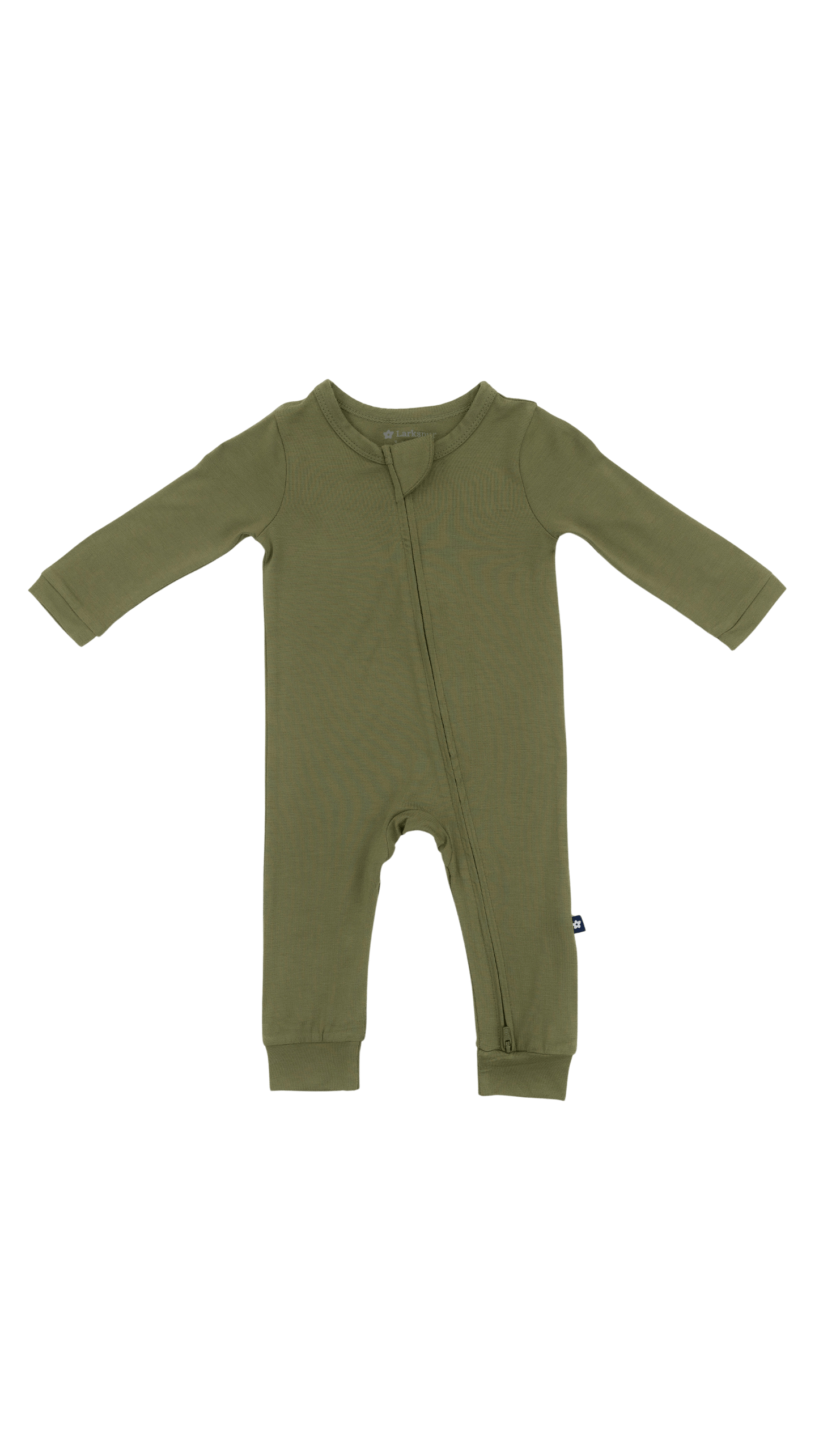 Zip Romper in Olive