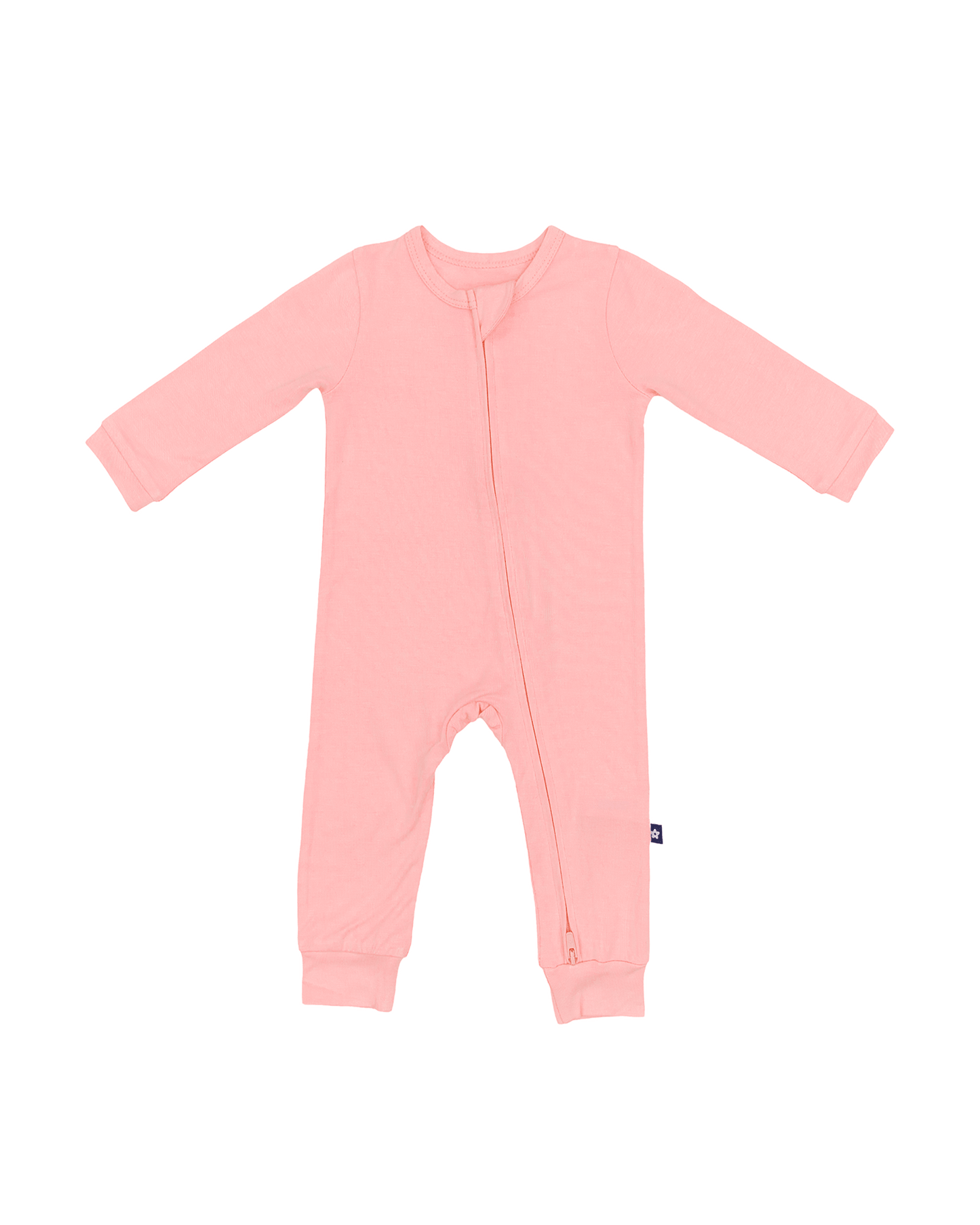 Zip Romper in Candy Pink