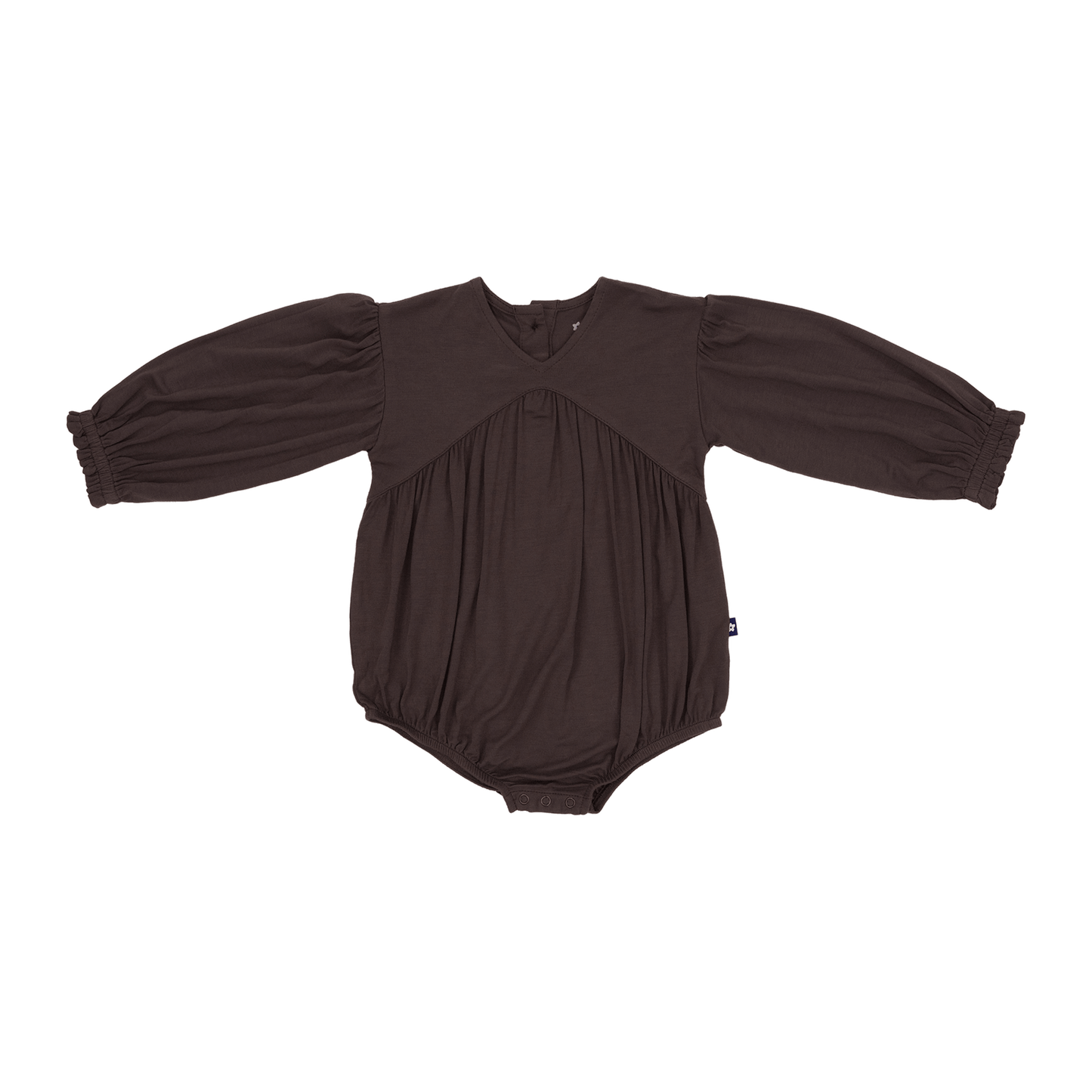 Bubble Romper in Hot Fudge