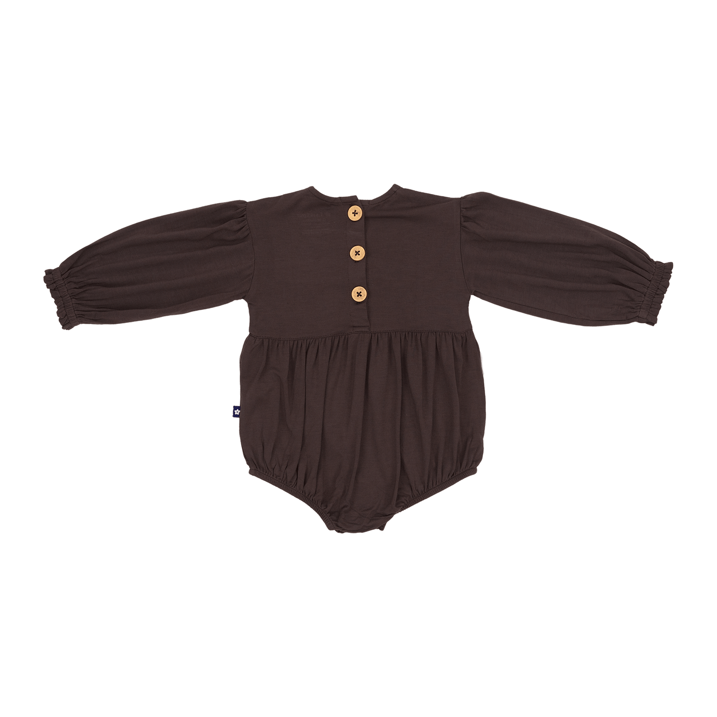 Bubble Romper in Hot Fudge