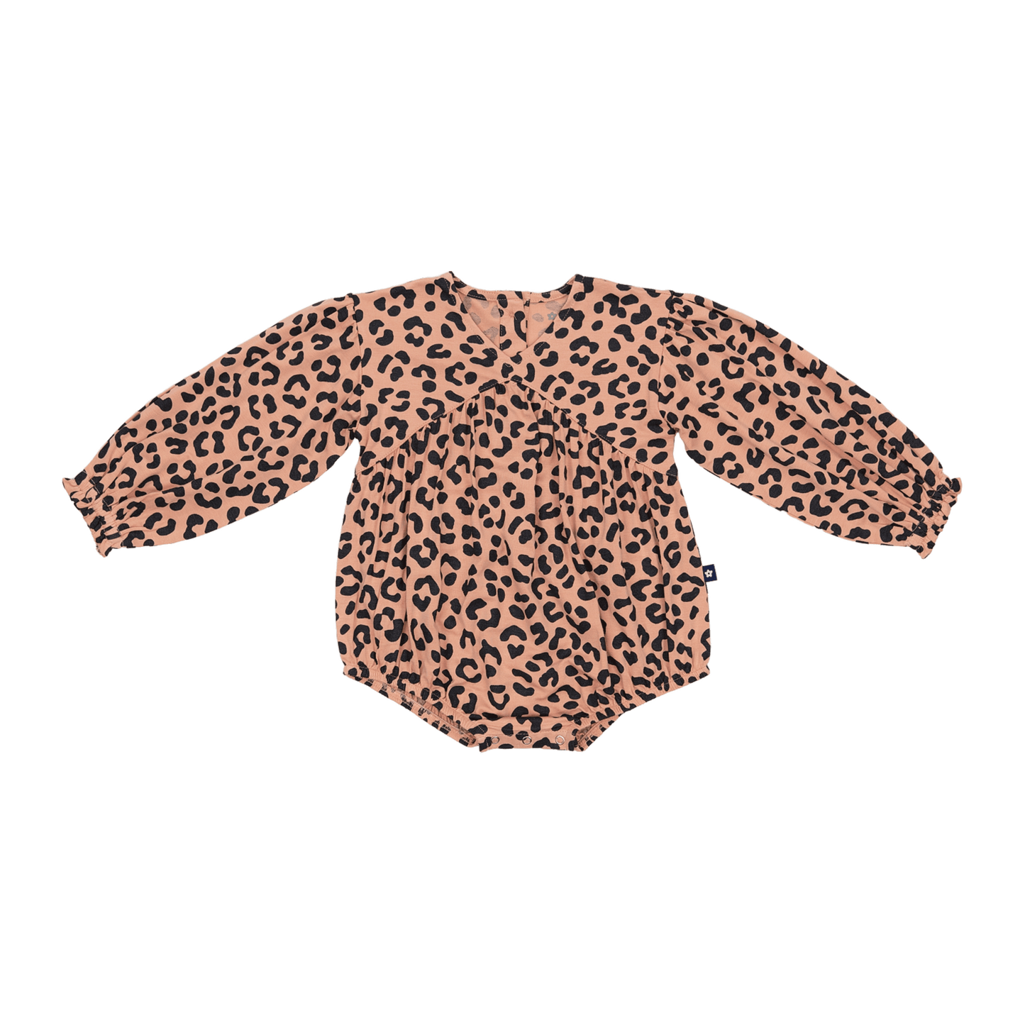 Bubble Romper in Leopard
