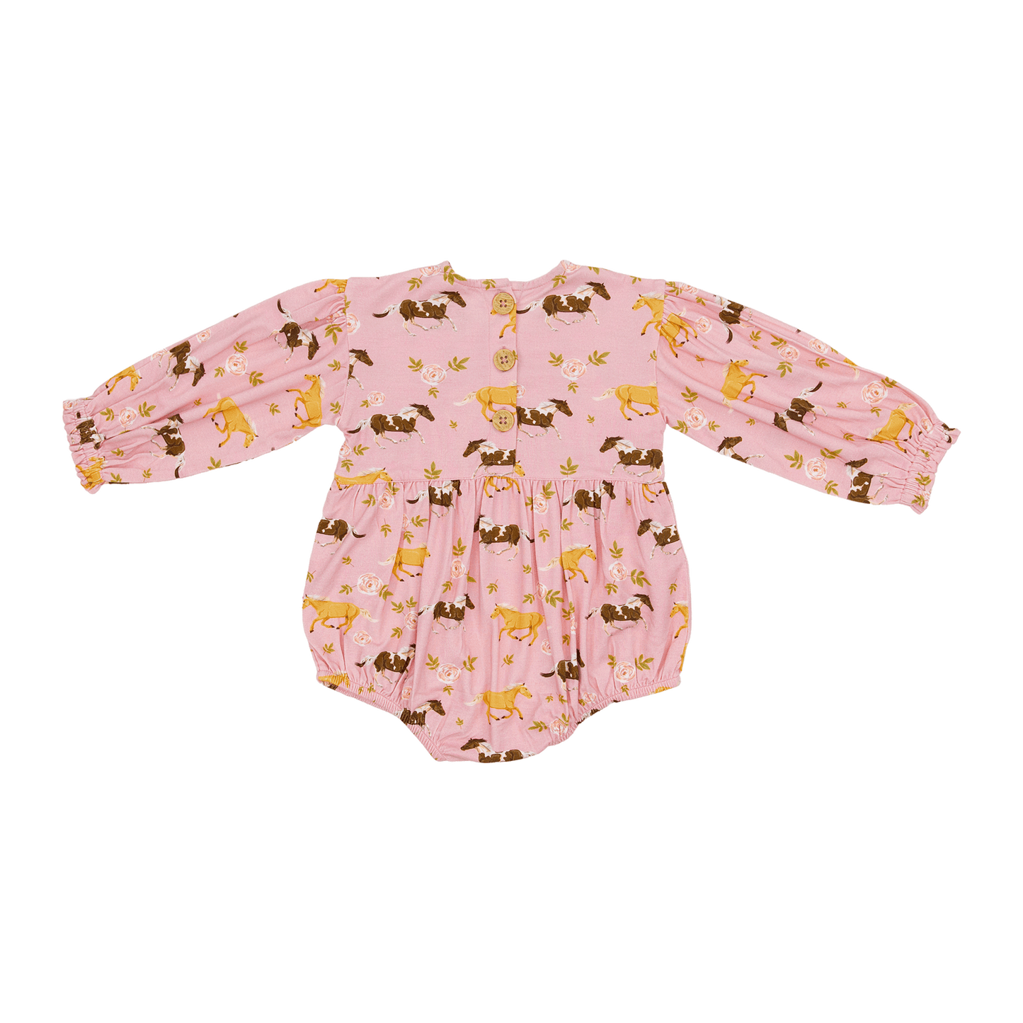 Bubble Romper in Pasture Play