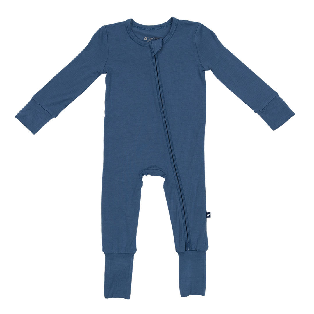 Convertible Footed Romper in Arctic Night