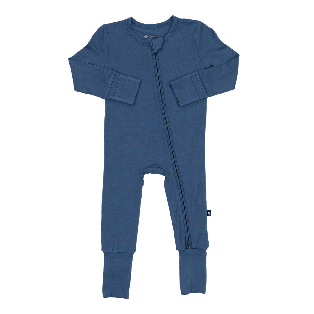 Convertible Footed Romper in Arctic Night