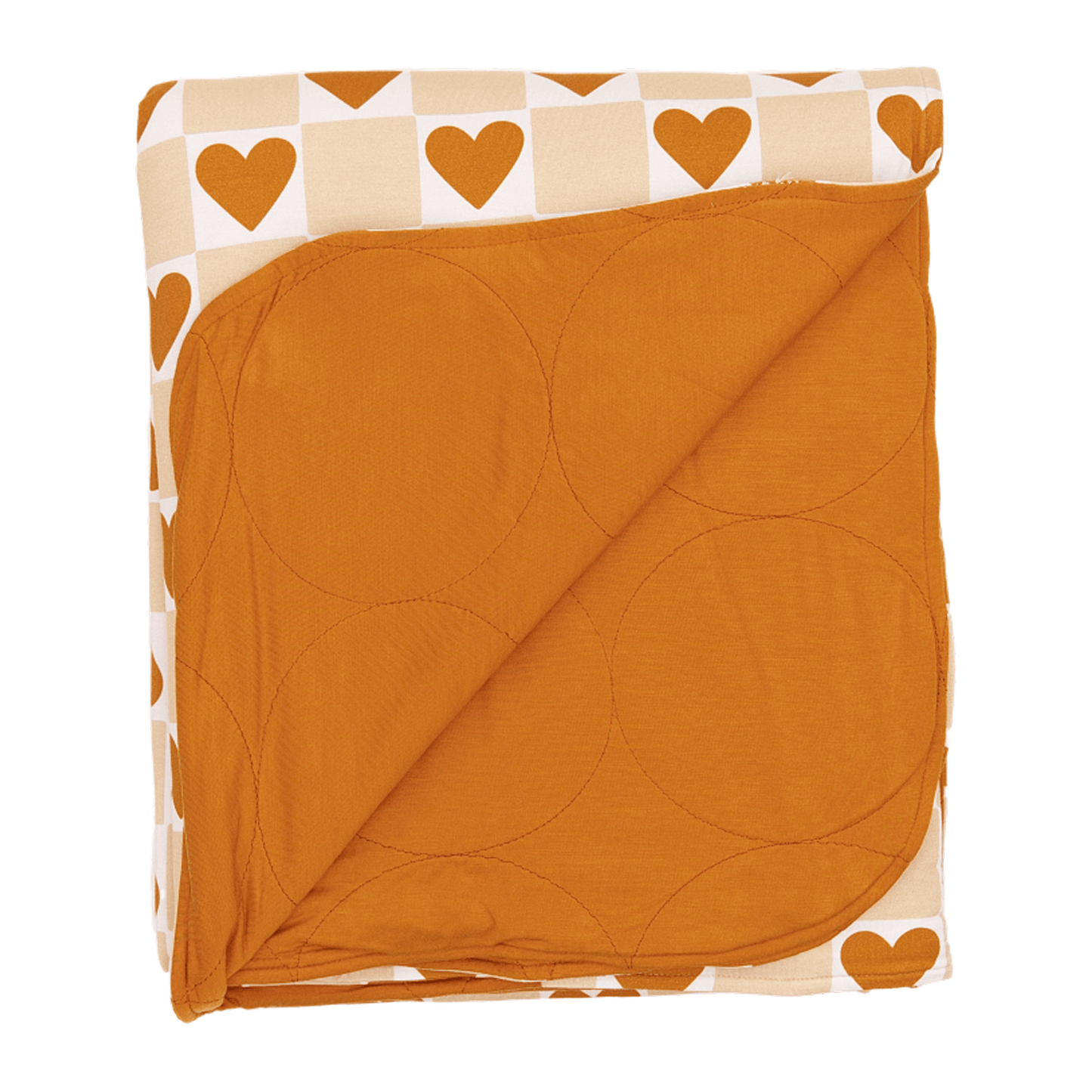 Cozy Blanket in Heart of Gold