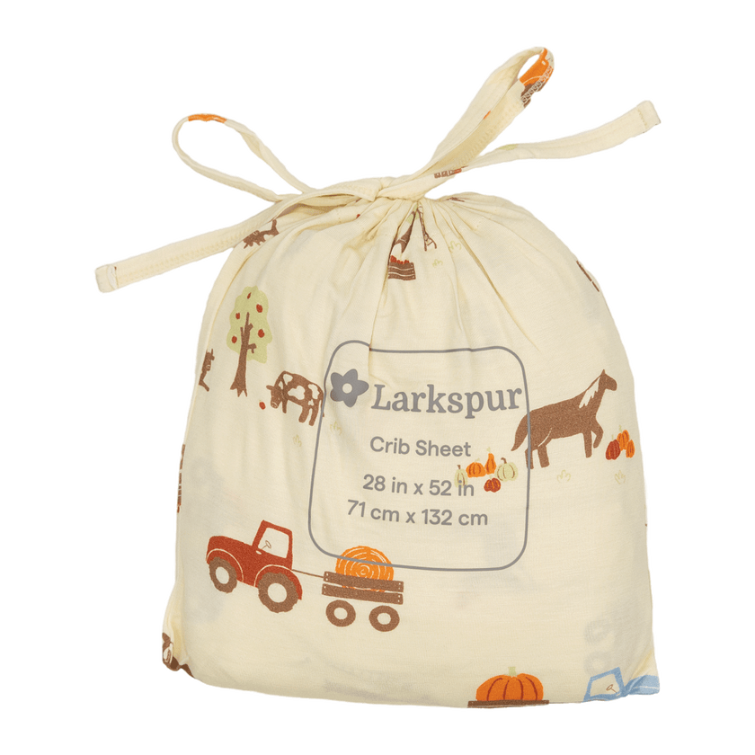 Crib Sheet in Autumn Harvest