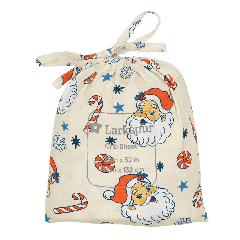 Crib Sheet in Santa's Sleigh