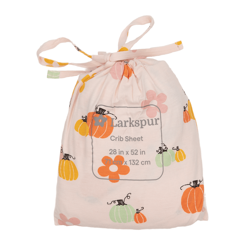 Crib Sheet in Pumpkin Patch