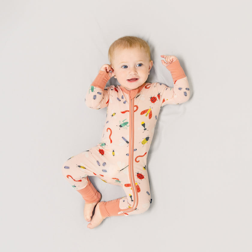 Convertible Footed Romper in Cuddly Crawlers