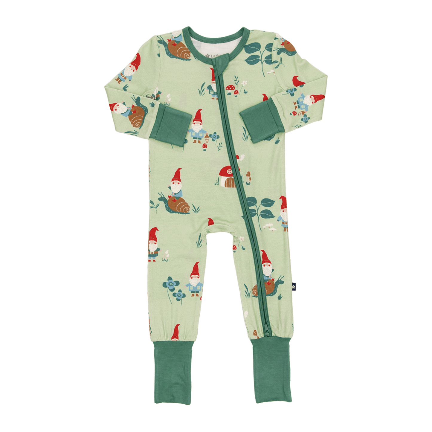 Convertible Footed Romper in Gnomes