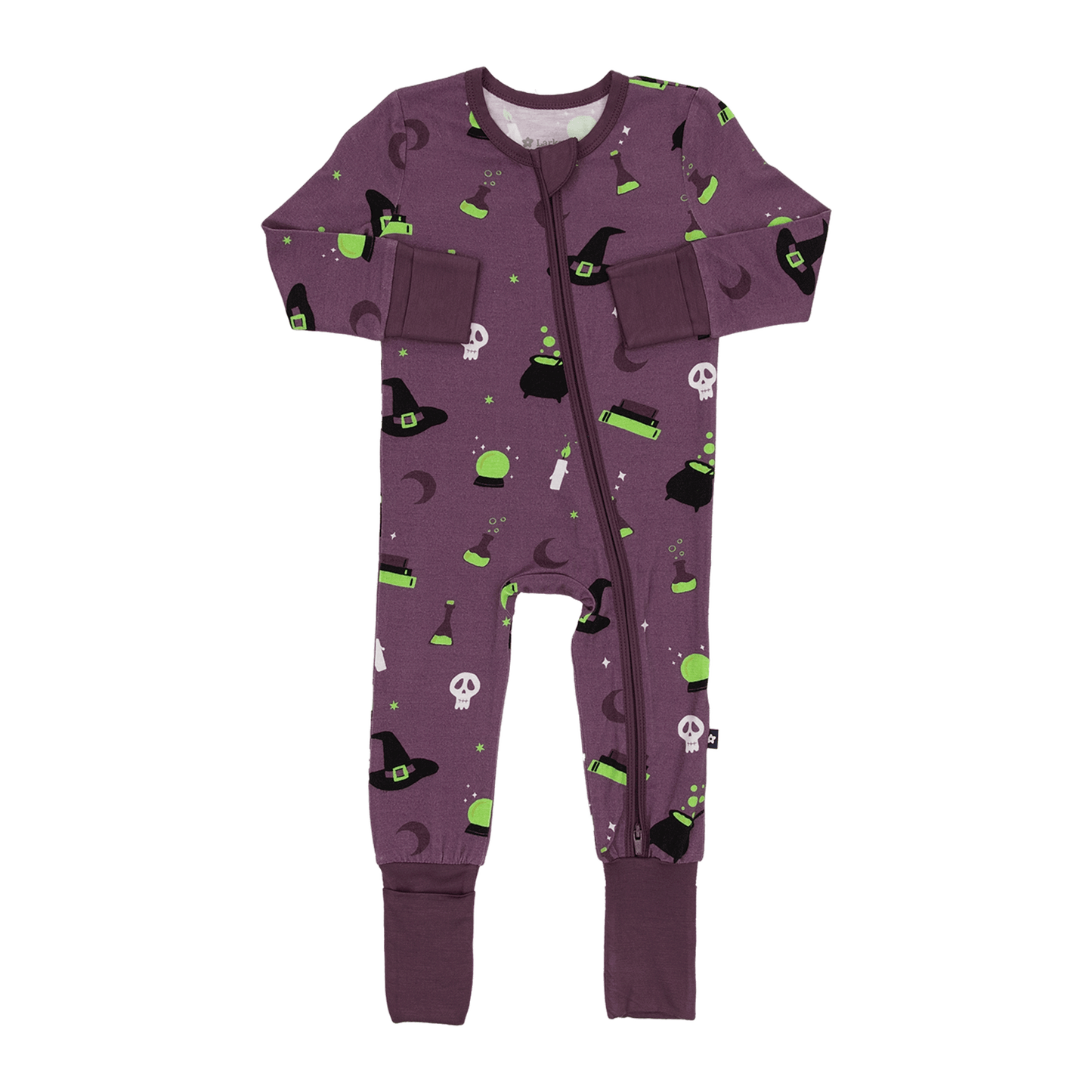 Convertible Footed Romper in Hocus Pocus