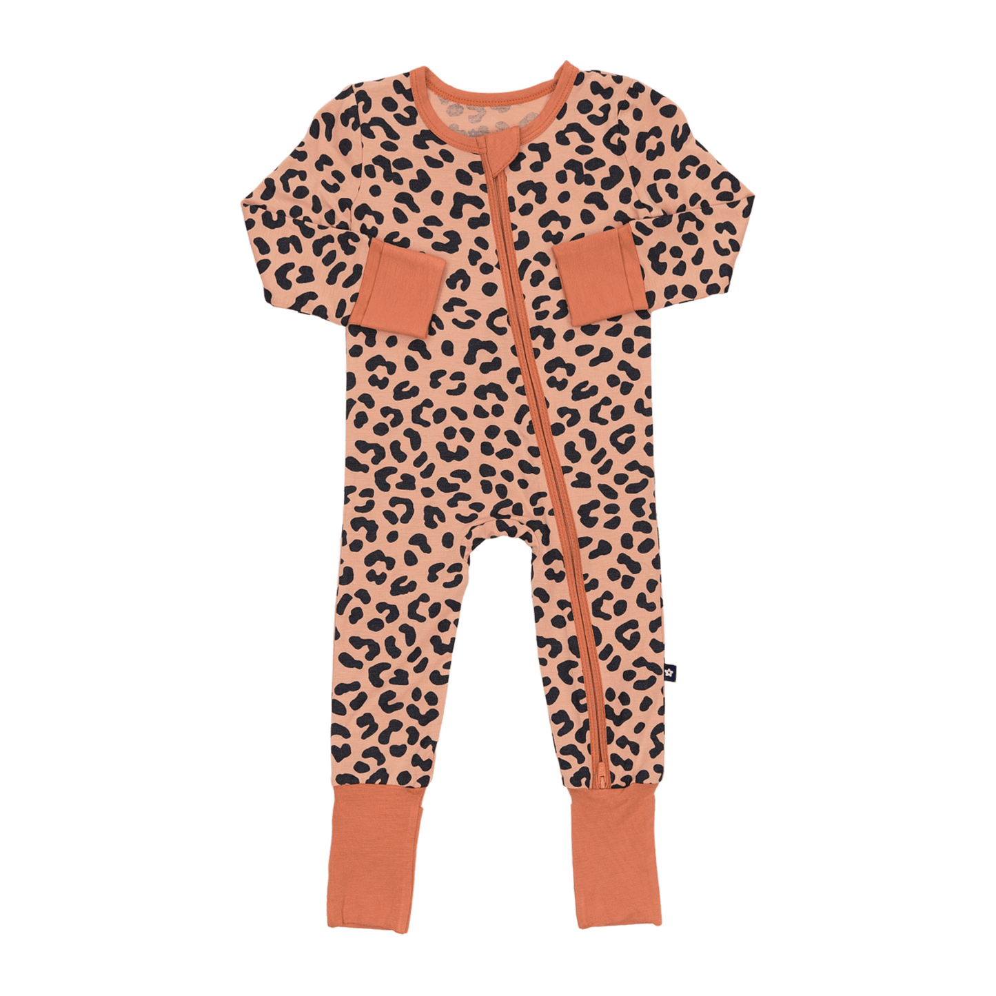 Convertible Footed Romper in Leopard