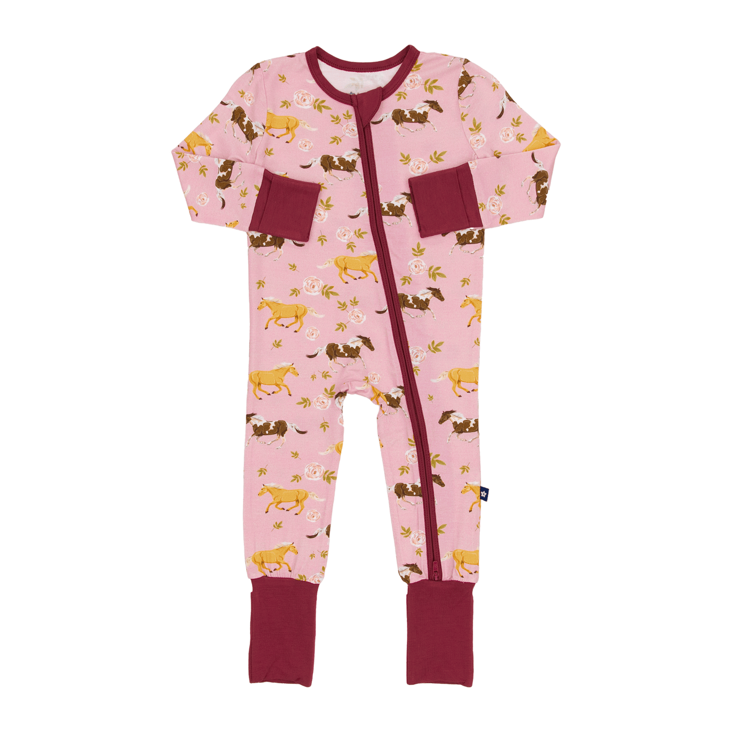 Convertible Footed Romper in Pasture Play