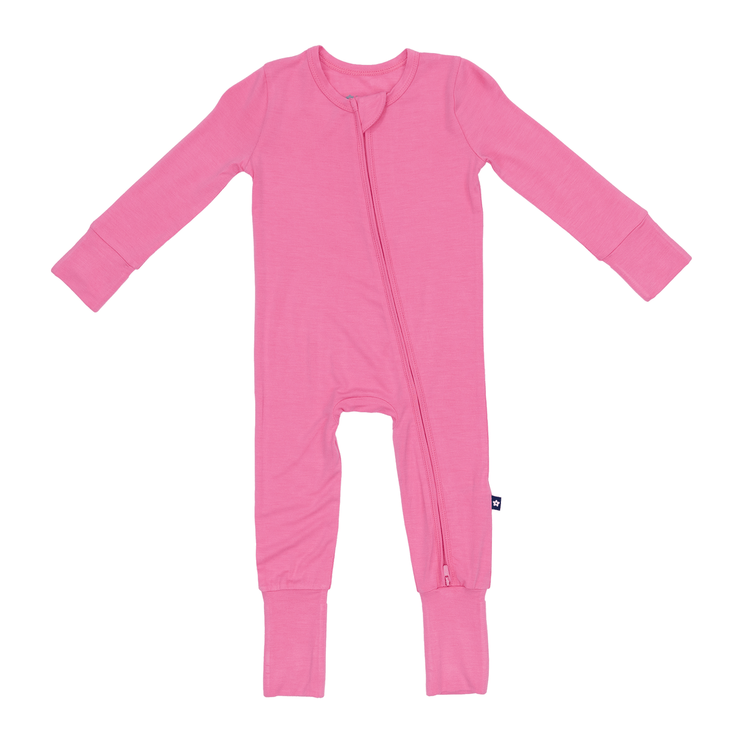 Convertible Footed Romper in Pawprint Petal