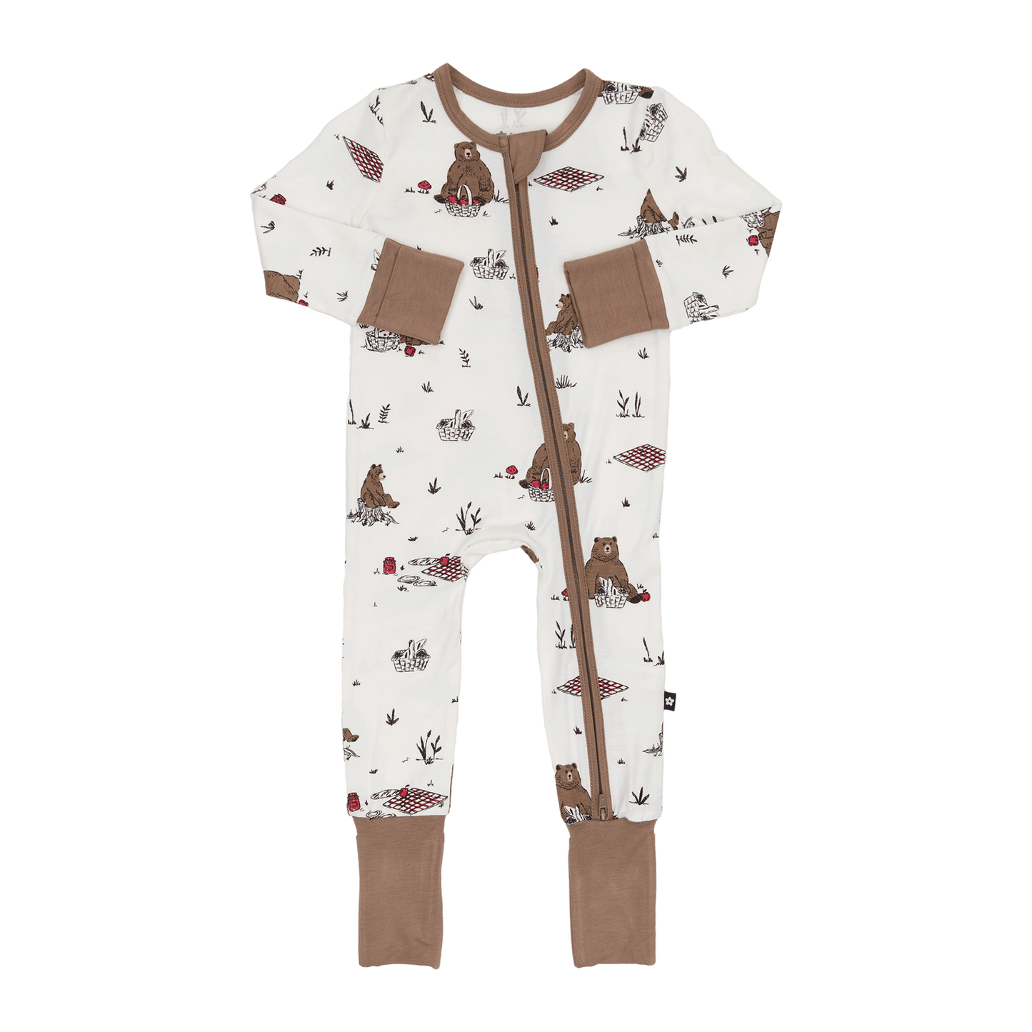 Convertible Footed Romper in Picnic