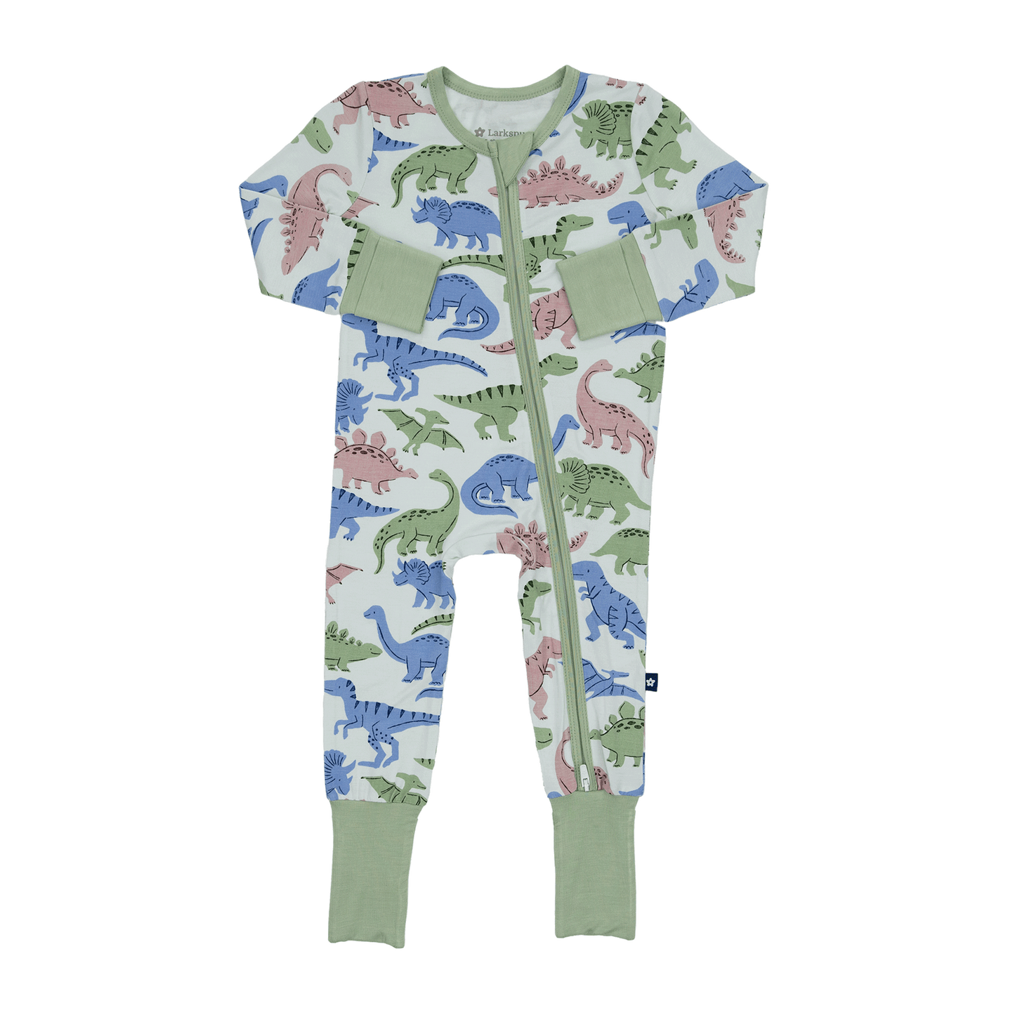Convertible Footed Romper in Prehistoric Pals