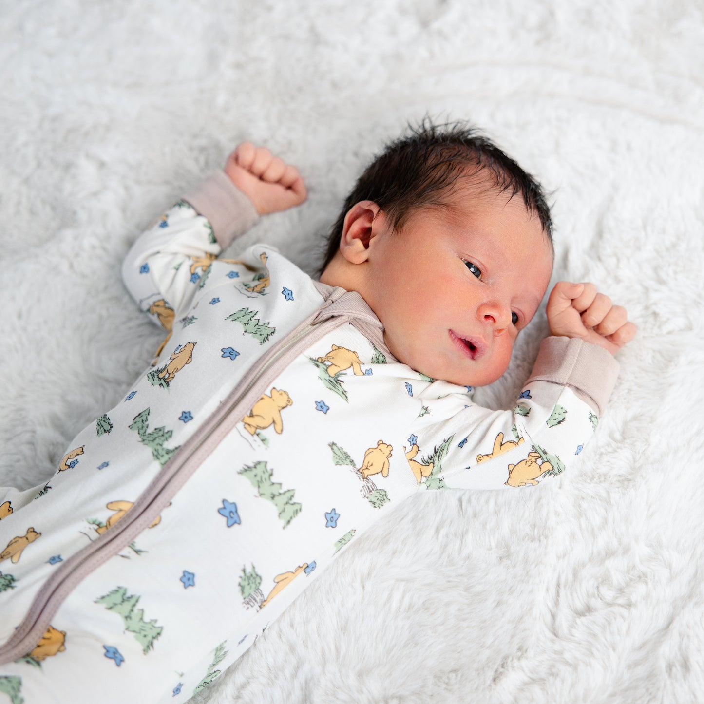 Convertible Footed Romper in Woodland Journey