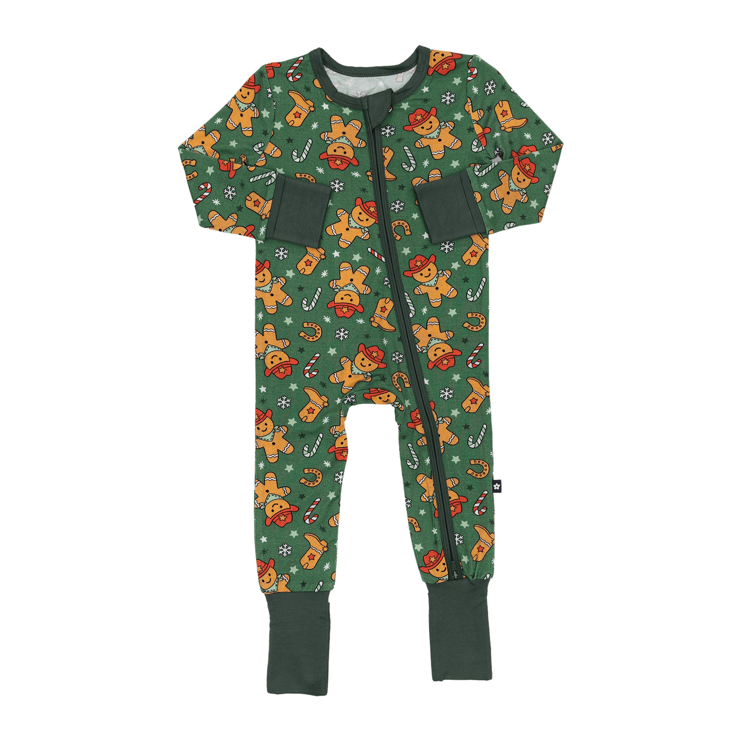 Convertible Footed Romper in Yeehaw Treats