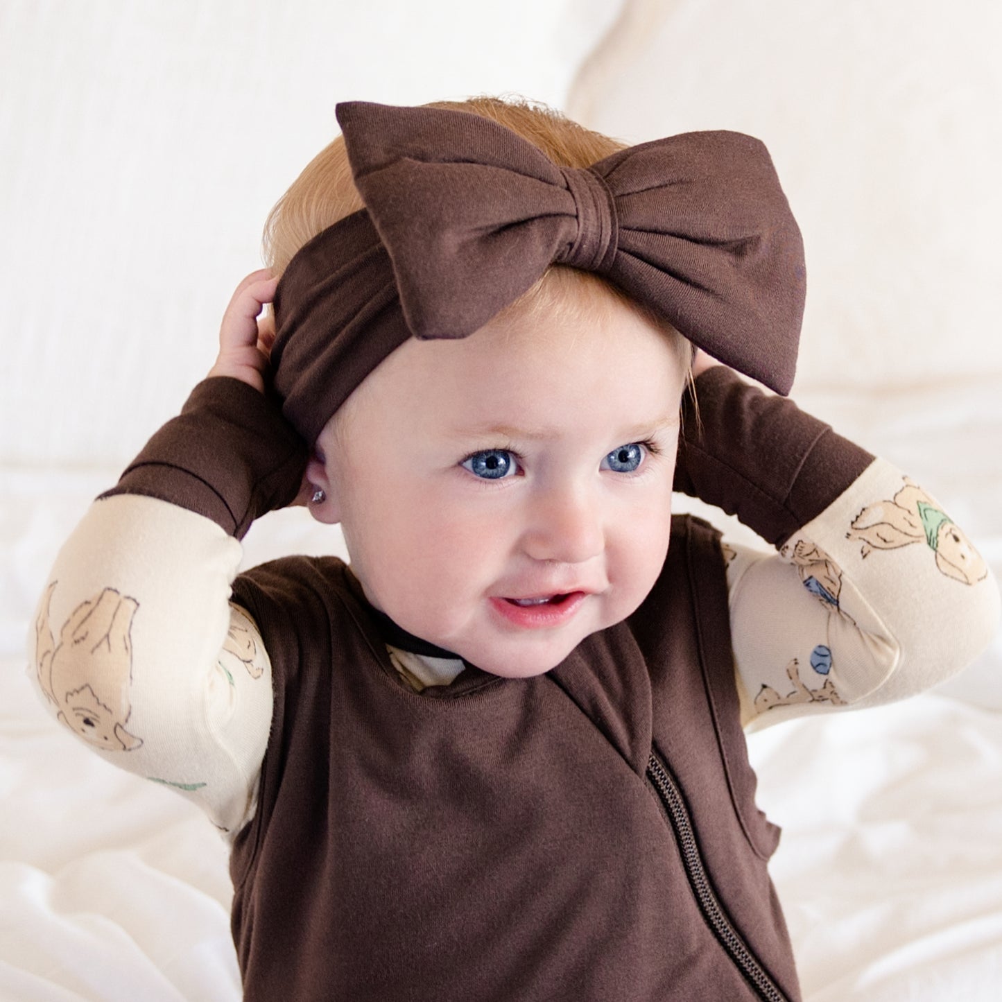 Headband in Hot Fudge