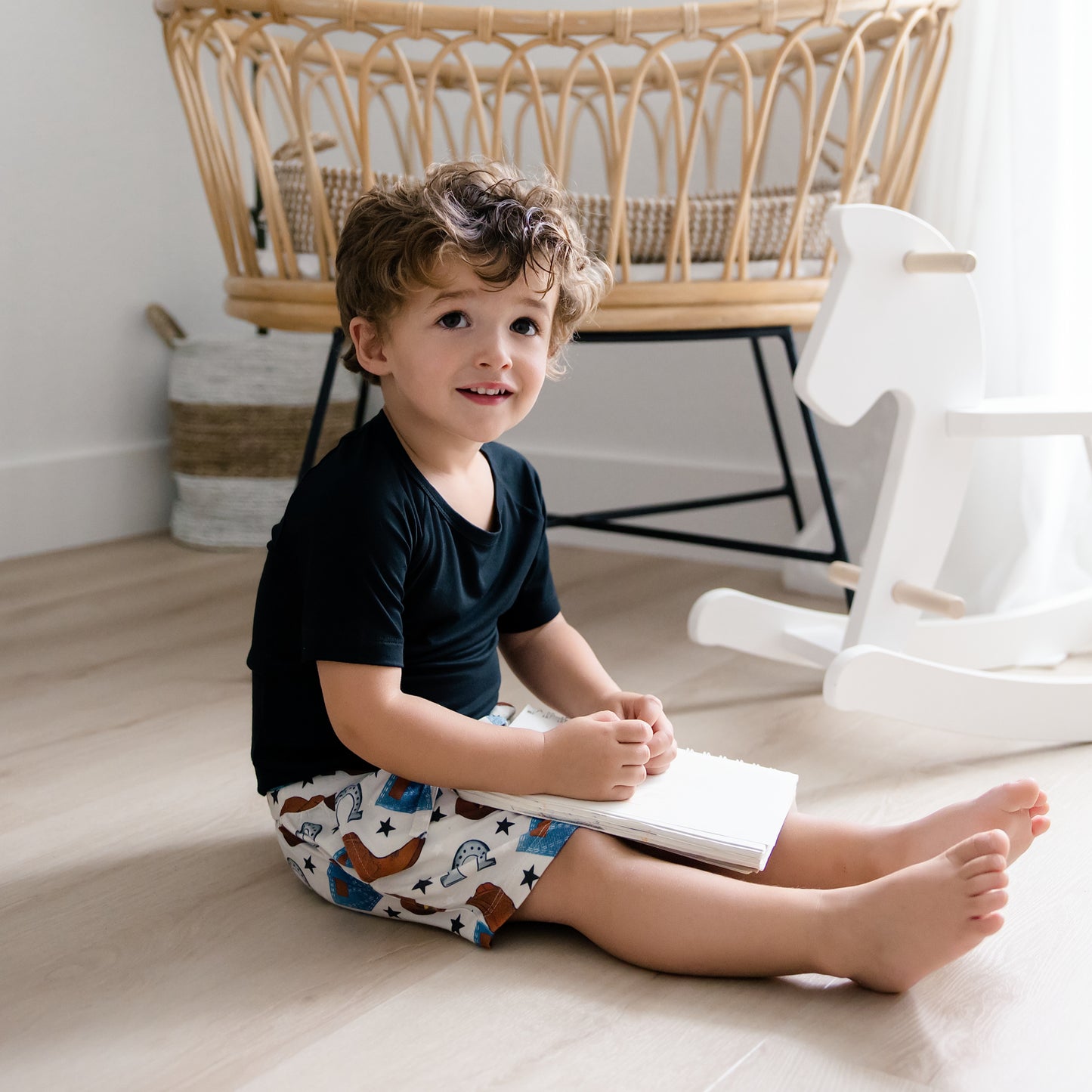 Jogger Set in Cowboys and Denims