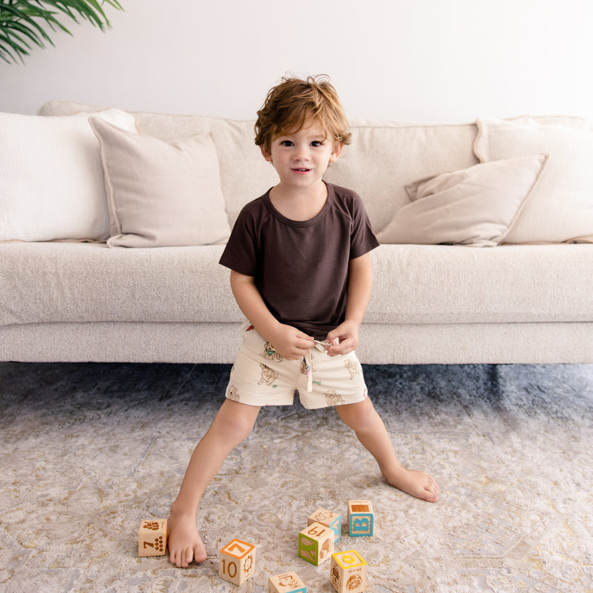 Jogger Set in Playful Pups