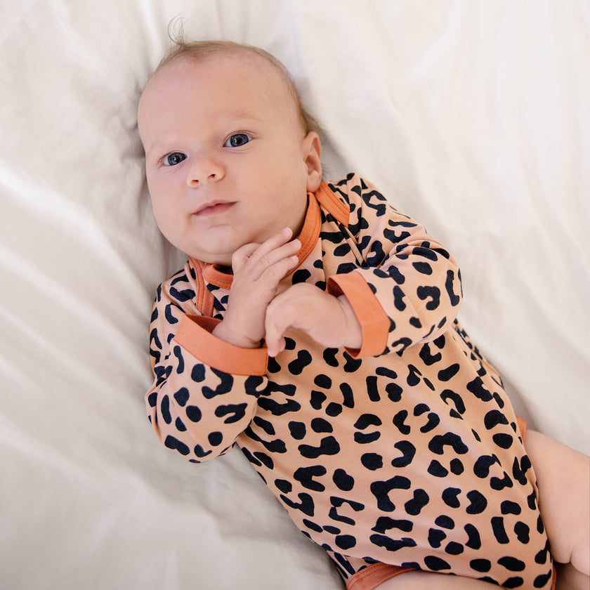 Long Sleeve Bodysuit in Leopard