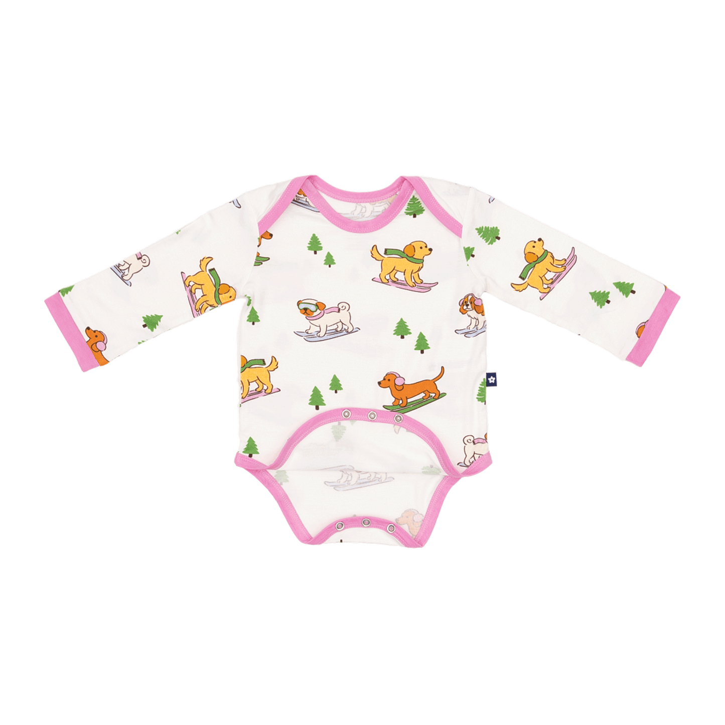 Long Sleeve Bodysuit in Pawder Patrol
