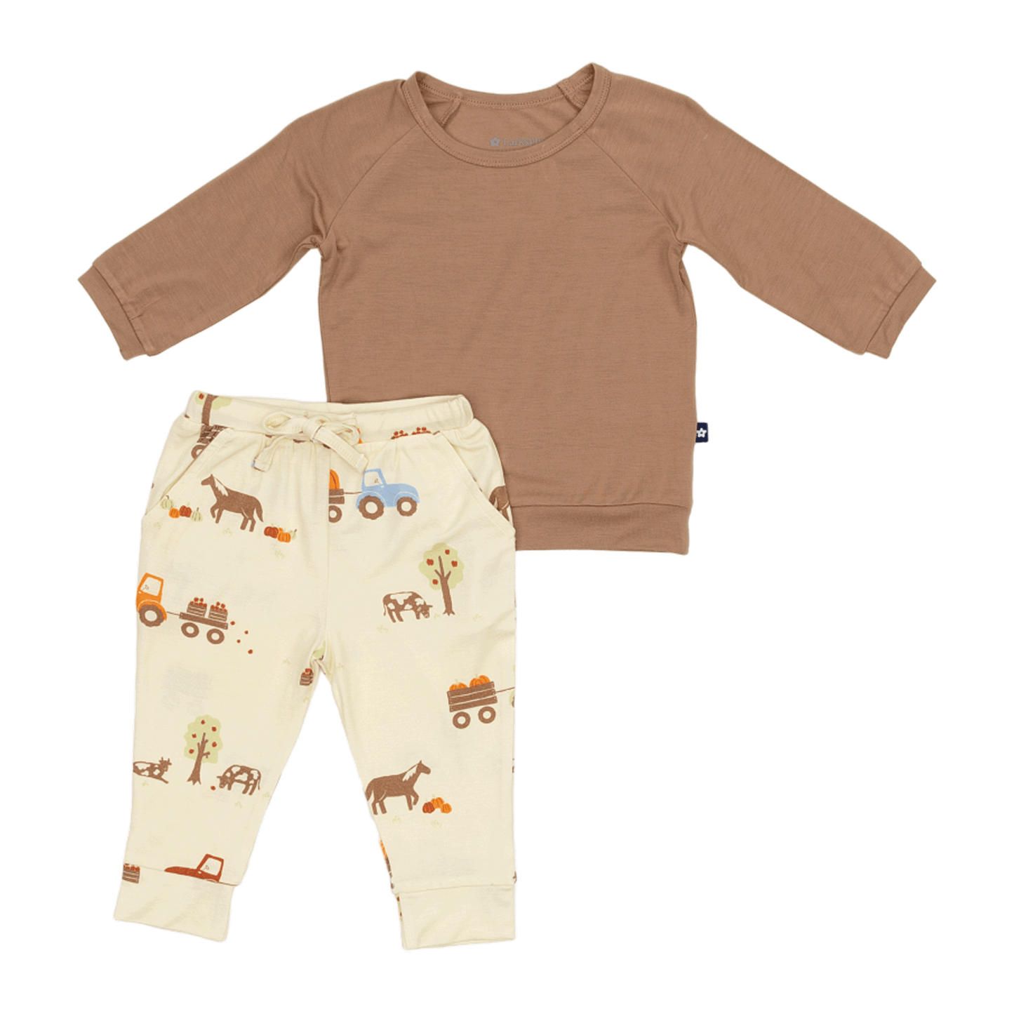 Long Sleeve Jogger Set in Autumn Harvest