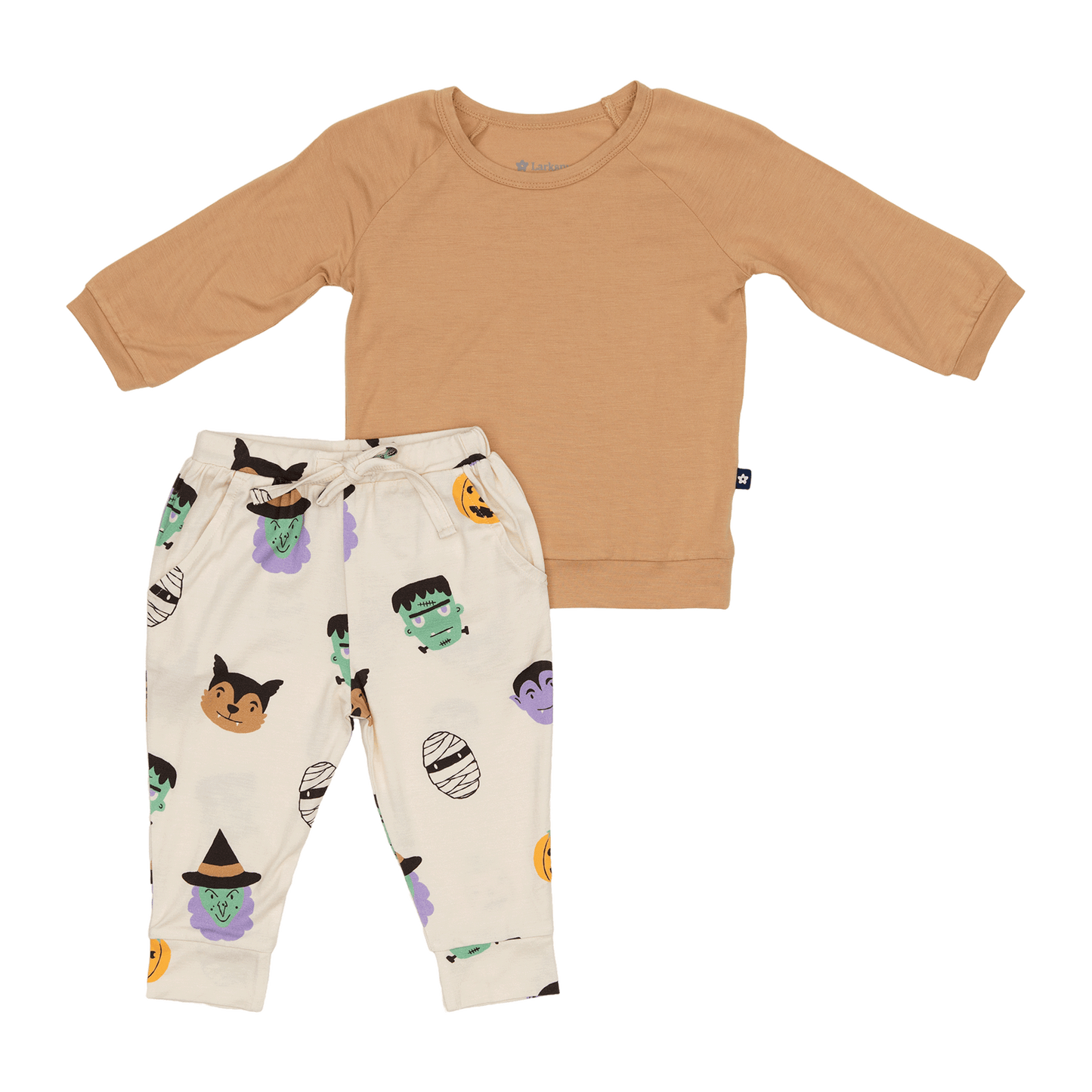 Long Sleeve Jogger Set in Boo Crew