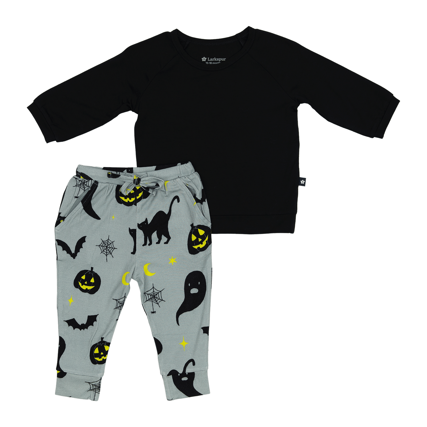Long Sleeve Jogger Set in Fright Night