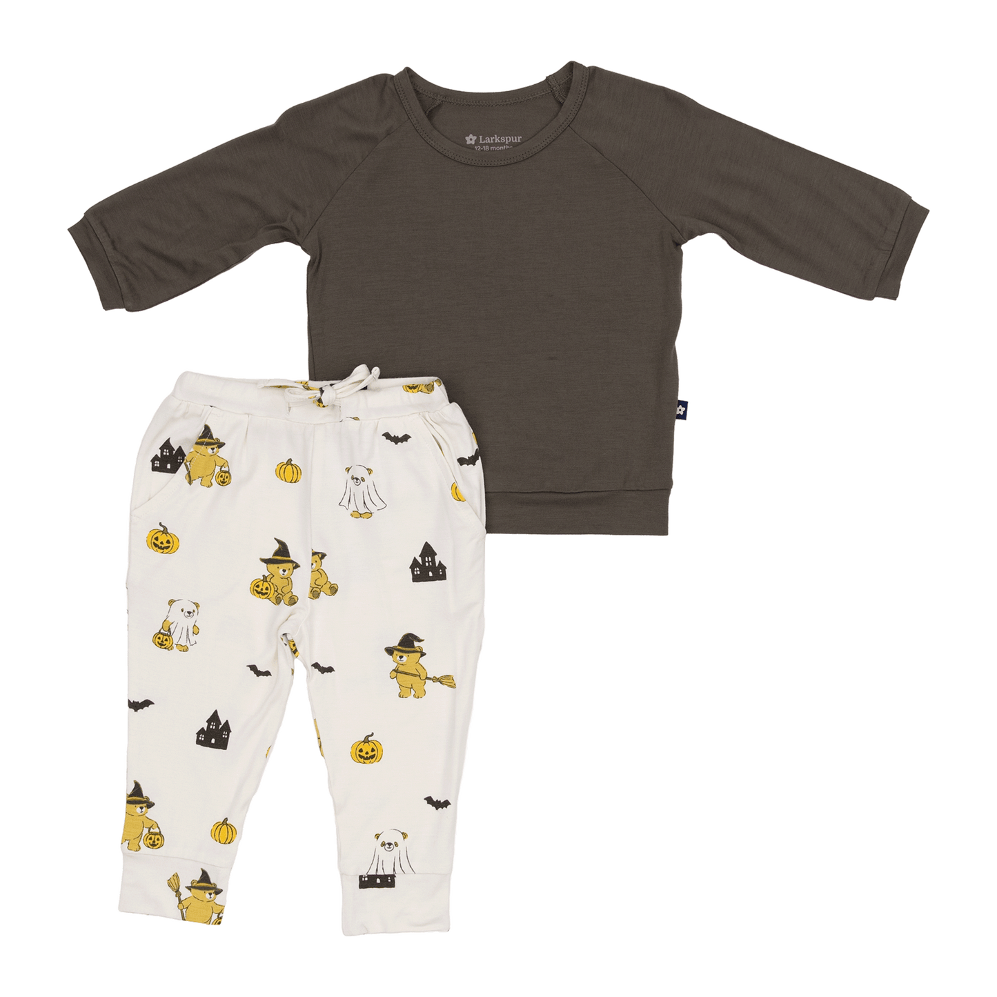 Long Sleeve Jogger Set in Trick or Treat