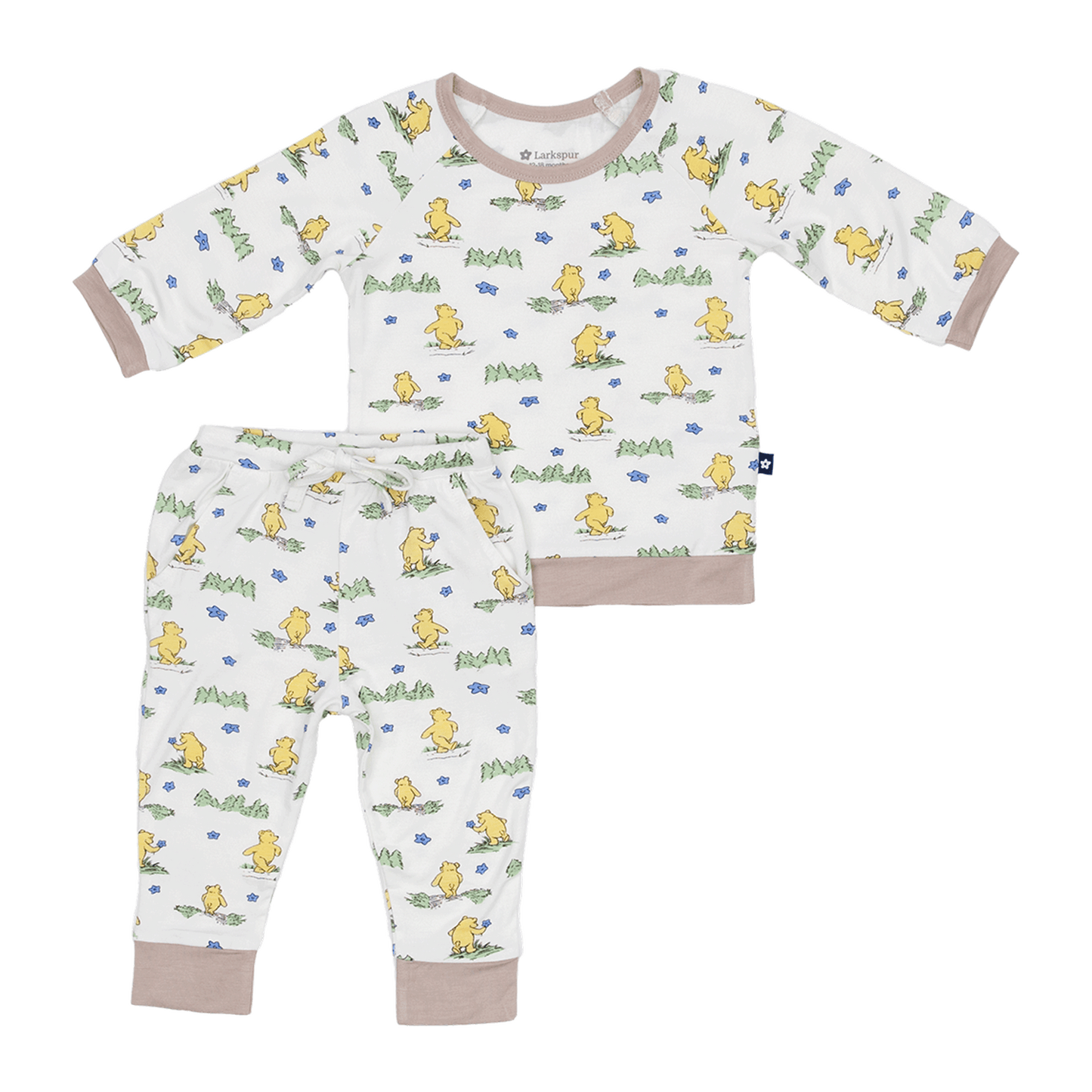 Long Sleeve Jogger Set in Woodland Journey