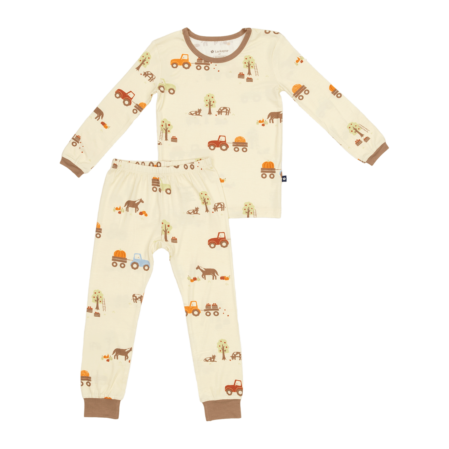 Long PJ Set in Autumn Harvest