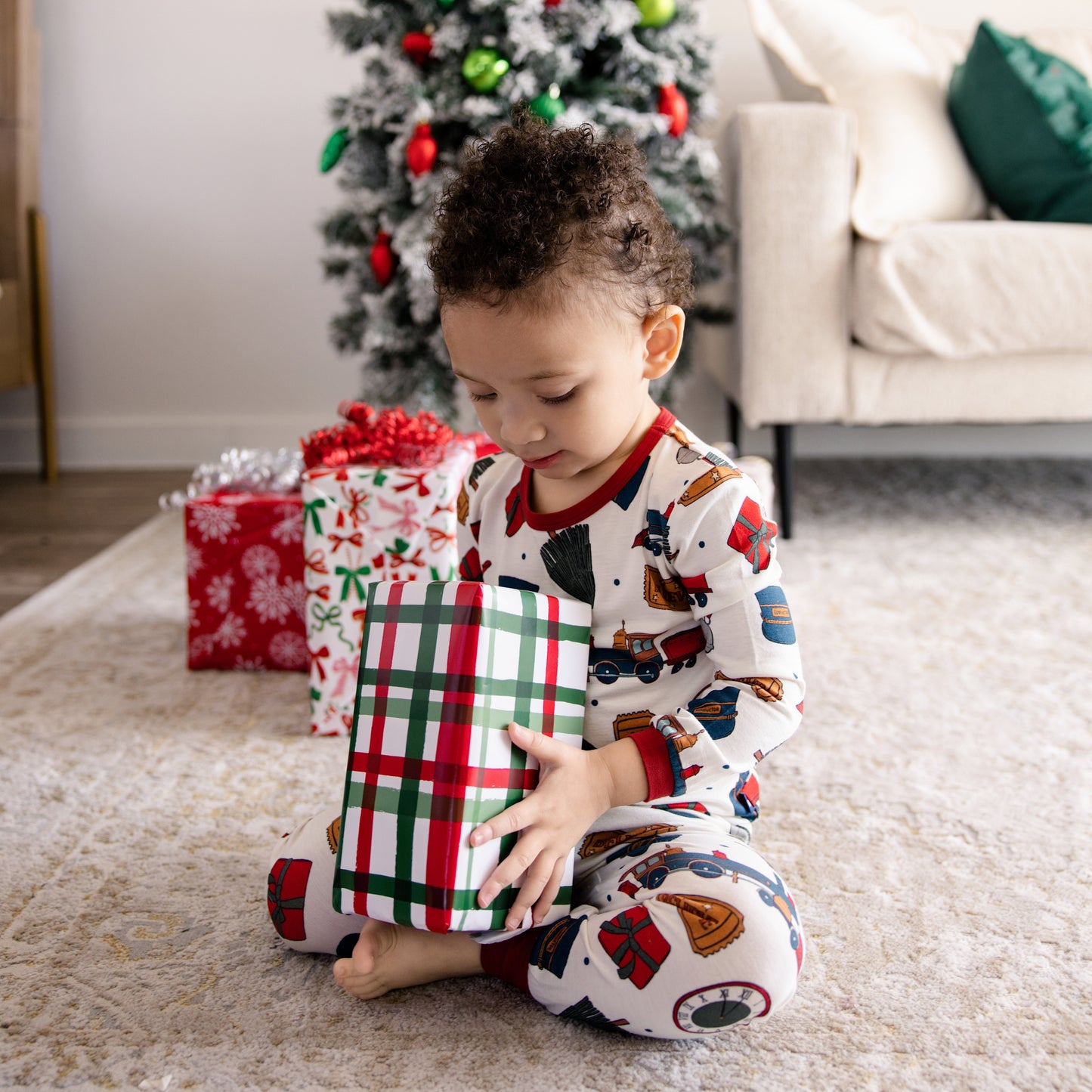 Long PJ Set in Holiday Express