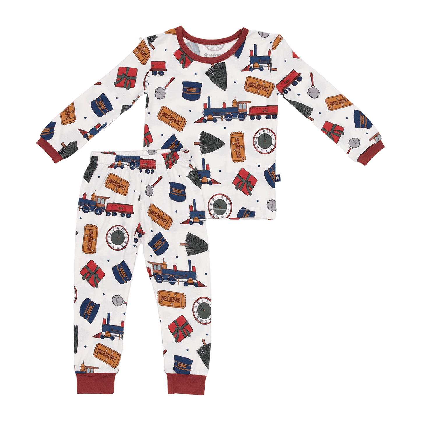 Long PJ Set in Holiday Express