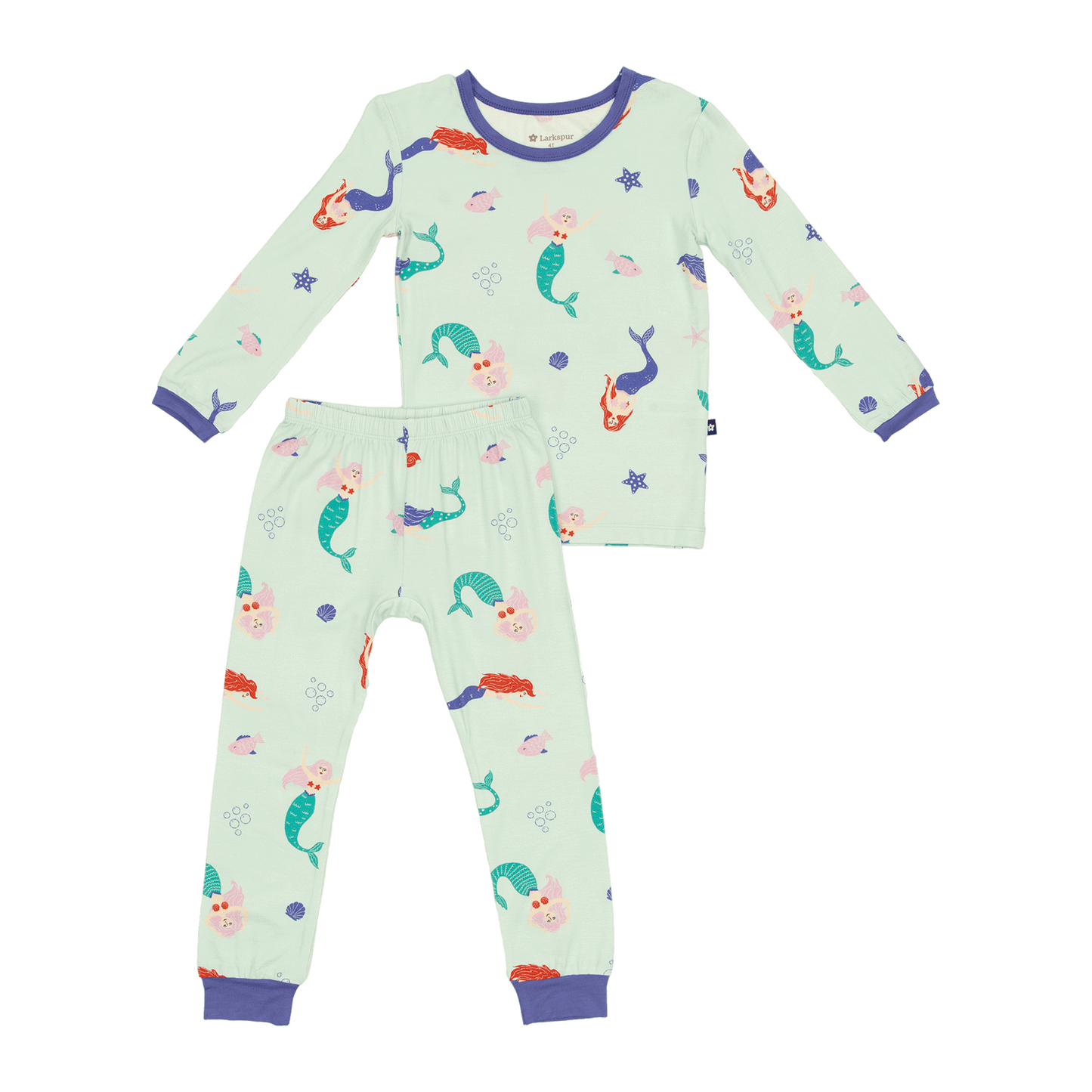 Long PJ Set in Mermaids