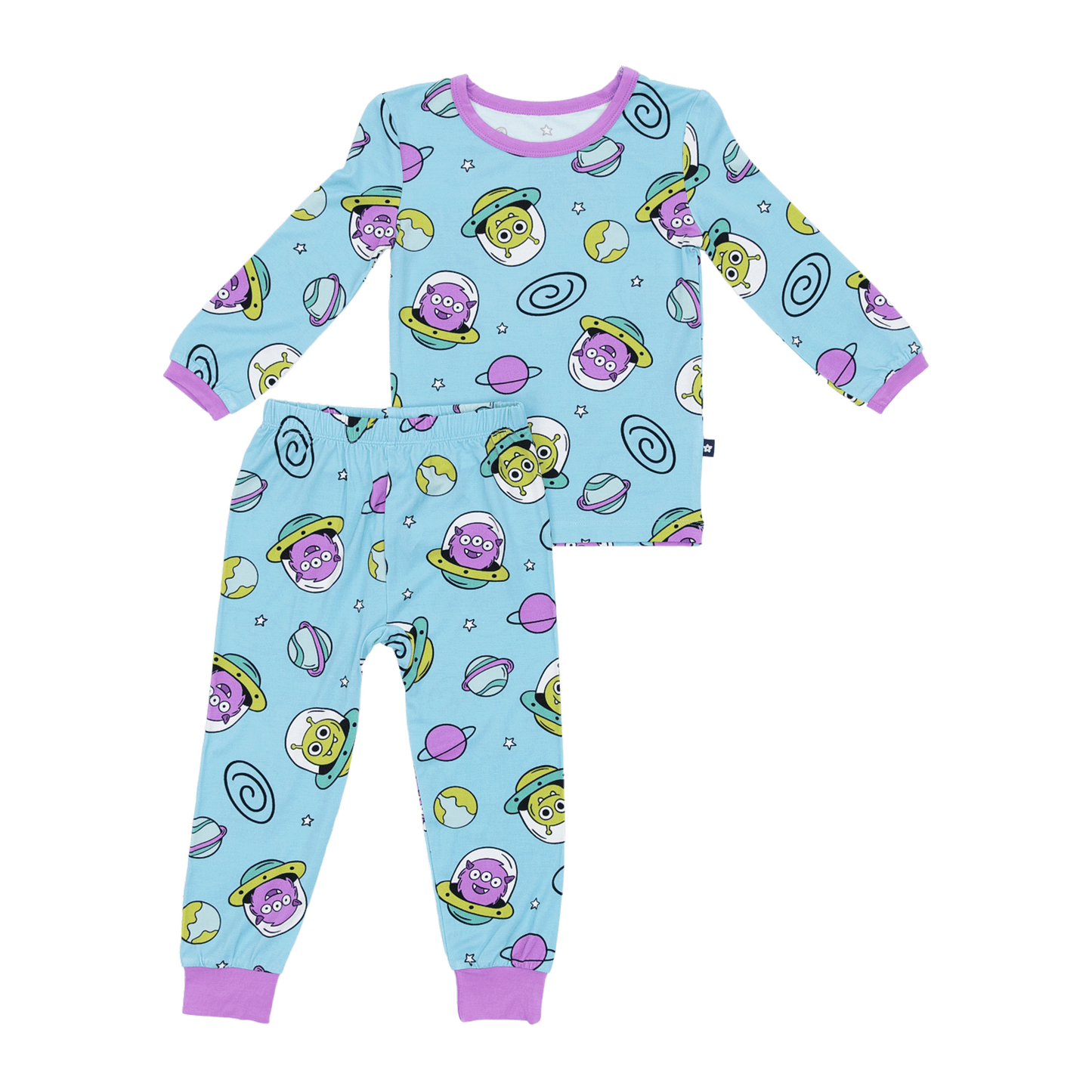 Long PJ Set in Mini Martians