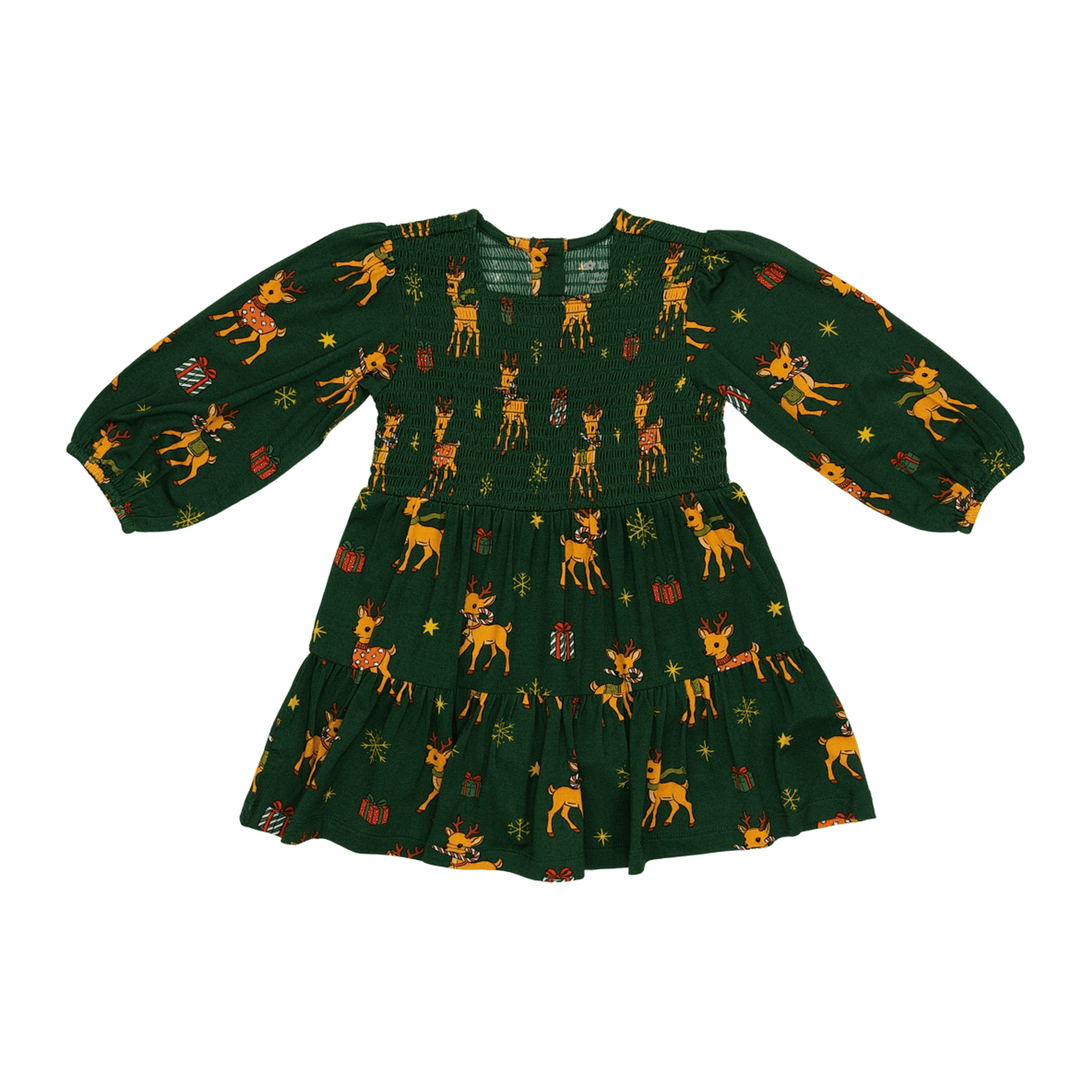 Long Sleeve Smocked Dress in Oh Dear!