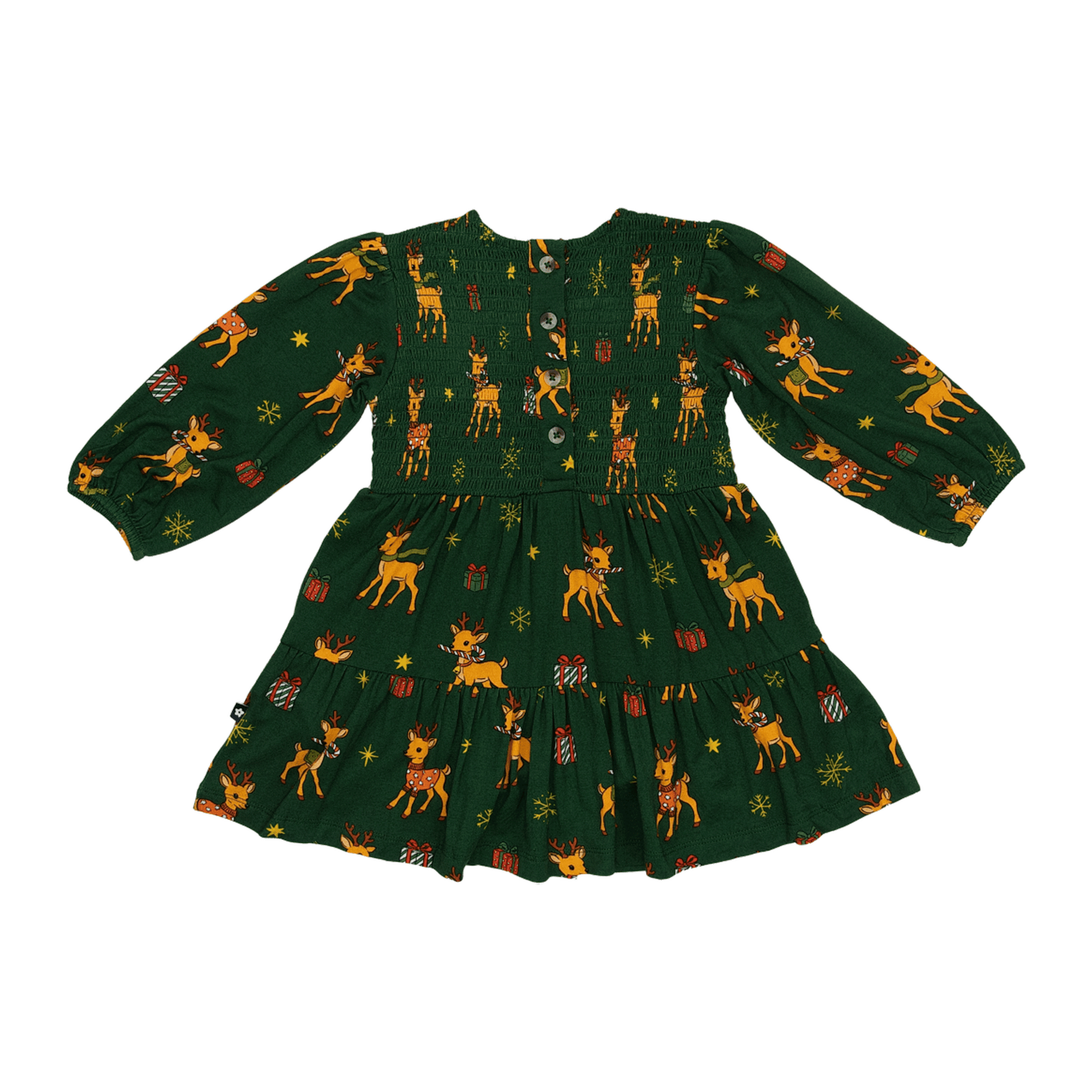 Long Sleeve Smocked Dress in Oh Dear!